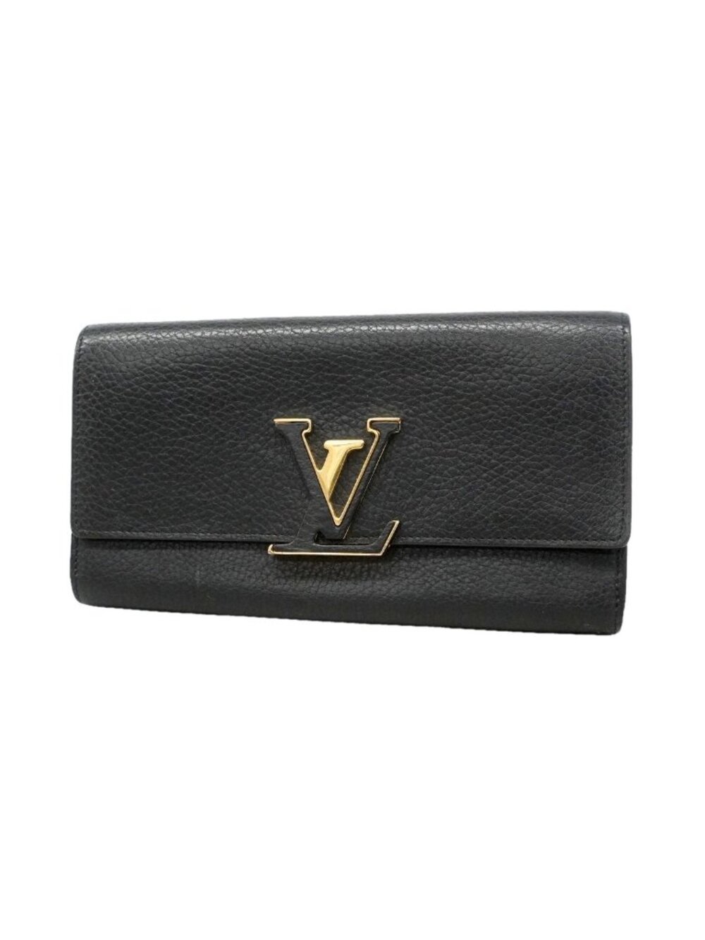 Louis Vuitton Wallet Portefeuille Capucines Noir